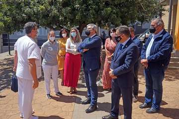 El vicepresidente del Gobierno de Canarias visita el municipio de Valsequillo/Acfi Press.